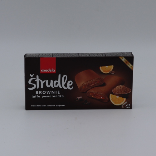 Strudle brownie jaffa pomorandza 240g - Medela