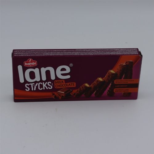 Lane sticks milk chocolate 125g - Bambi