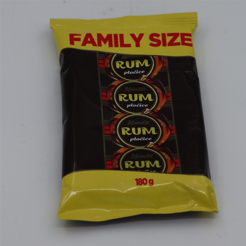 Rum plocice family size 180g - Kandit