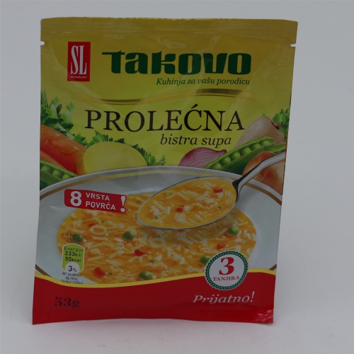 Prolecna bistra supa 53g - -Takovo