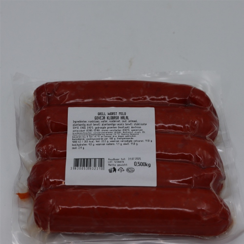 Grill worst mild 500g - Oblak