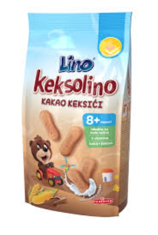 Lino keksolino kakao keksici 140g - Podravka
