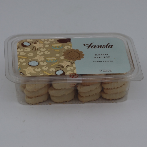 Kokos kiflice 225g - Fanela 