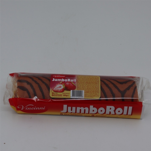 Jumboroll stravberry 300g - Vincini