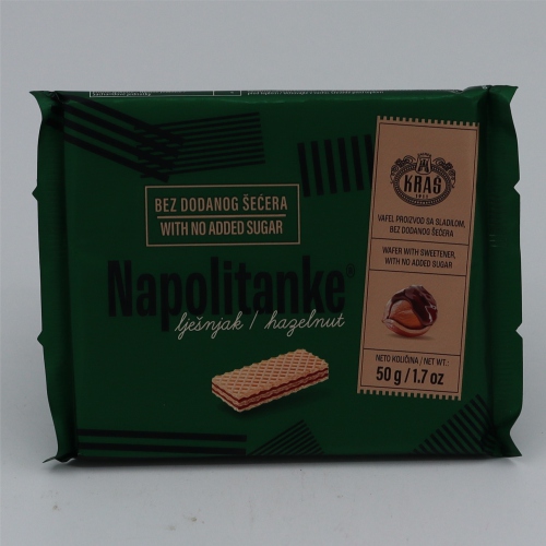 Napolitanke lesnjak bez secera 50g - Kras