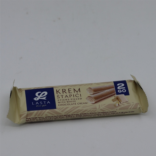 Krem stapici bijela cokolada 2 go 25g - Lasta