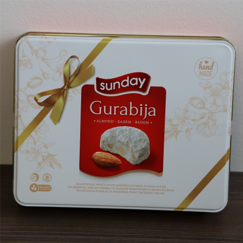 Gurabija almond blik 360g- Sunday