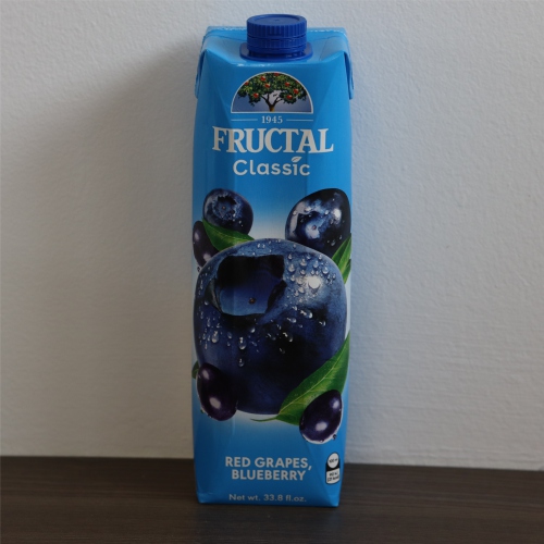 Fructal classic red grapes blueberry 1l