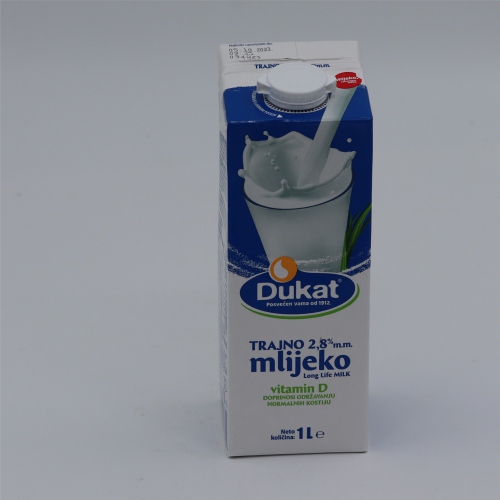 Trajno mljeko 2.8% 1l - Dukat