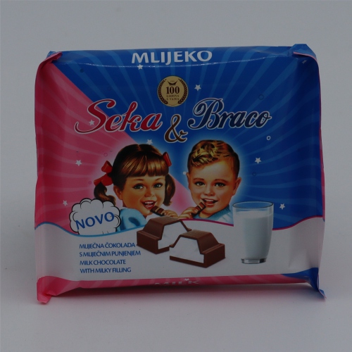 Seka & braca milk 95g - Zvecevo 