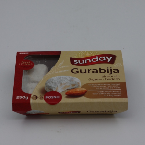 Gurabija almond 250g - Sunday