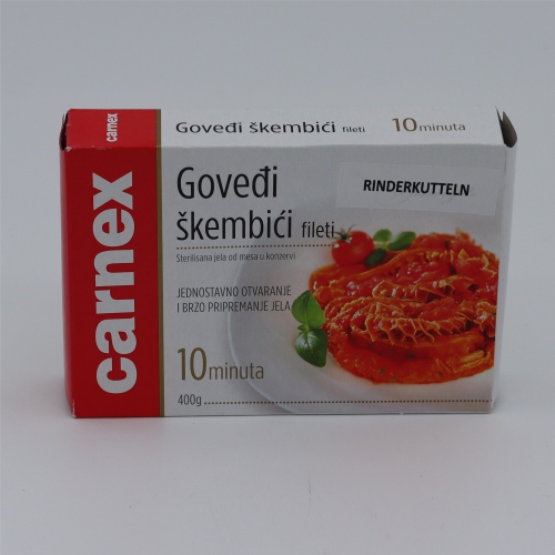 Govedji skembici fileti 400g - Carnex 